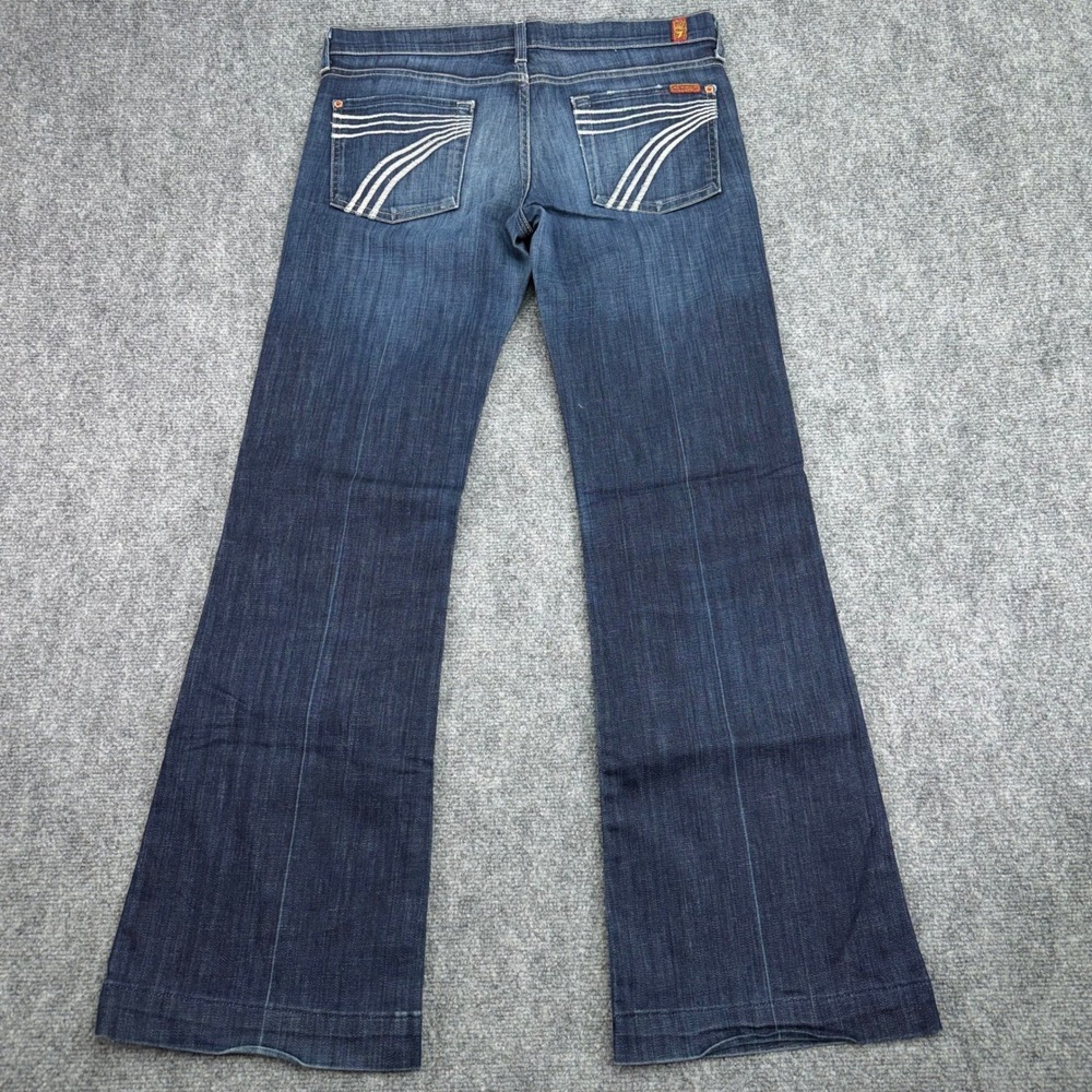 7 For All Mankind Women's Dark Blue DOJO Jeans